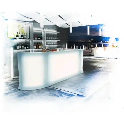 Comptoirs de bar de terrasse