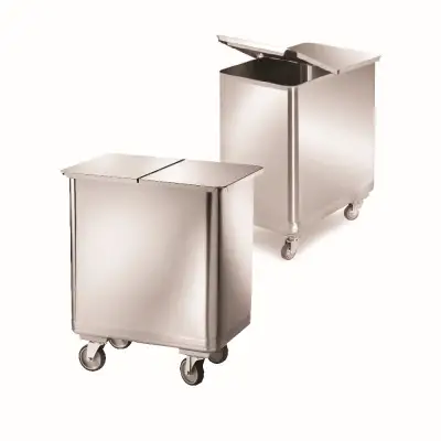 Bacs à farine inox type trémie Bacs à farine inox type trémie