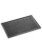 Plaque en aluminium coulé antiadhésive cm 53x32,5x1,5 h - Avec canal de drainage - Adaptée pour la cuisson et le grill