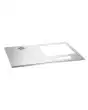 Étagère en acier inoxydable M5 pour SNACKPOINT 200 - Trou de découpe: Conçu pour wok à induction IW35-EB, dimensions du wok: L 330 x P 350 mm, dimensions du panneau de contrôle: L 150 x P 70 mm - Dimensions de l'étagère mm L 375 x P 575 - 1 goulotte pour 
