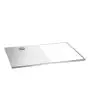 Étagère en acier inoxydable M6 pour SNACKPOINT 200 - Trou de découpe: Conçu pour Bain Marie 1/1 GN, 150 mm, dimensions mm L 345 x P 545 - Dimensions de l'étagère mm L 375 x P 575 - 1 goulotte pour câbles - Dimensions mm L 755 x P 578 x 15 H - Poids Kg 2,9