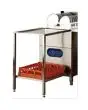 TABLE POUR LAVE-VAISSELLE A CAPOTE SERIE S - MOD. 06/B - DROITE - GAUCHE - FRONTAL - Dimensions cm 84,4x57,4x85