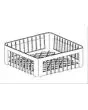 PANIER MAILLE LARGE POLYPROPYLENE - MOD. CQ/3516/LPL - Dimensions cm 35x35x16