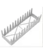 SUPPORT 12 SOUCOUPES POLYPROPYLENE - Dimensions cm 32x10x10