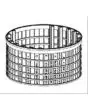 PANIER MAILLE LARGE POLYPROPYLENE - Dimensions cm 41x17
