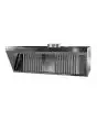 Hotte inox (sans aspirateur) pour mod. CM14/ 20