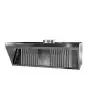 Hotte inox avec filtres (sans aspirateur) pour mod. CM29