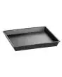 Plaque de cuisson en aluminium coulé antiadhésive - Fond lisse - Convient pour les produits surgelés - Dimensions cm 26x26x3h
