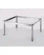 TABLE INOX H 35 cm