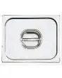 COUVERCLE EN ACIER INOX OUR  BAC GN 1/6