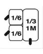 SET DE PANIER N. 2 x 1/6 GN + N. 1 x 1/3 GN