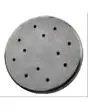 DOUILLE GARNITURES BASES RONDES  -À UTILISER COMME ADAPTATEUR, SORTIES INDIVIDUELS  MOD. F3141 - ø mm 90 , 12 TROUS - SORTIE UNIQUE - APPLICABLE DIRECTEMENT SUR LE GROUPE DE TRÉMIE