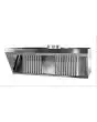 Hotte inox avec filtres (sans aspirateur) pour mod. CM35