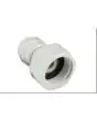 QUICK RACCORD (terminal femelle droite) tube 3/8 écrou 5/8 + QUICK RACCORD (terminal femelle droite) tube 3/8 écrou 1/2 - Positionné sur les têtes de taraudage 1 pour le gaz et 1 pour le produit - Paquet de 10 pièces chacun