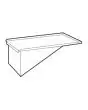 BAC D'ÉGOUTTAGE POUR FRITEUSES À PÂTISSERIE - DIMENSIONS cm L 112,7 x P 39