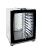LEVAGE AVEC COMMANDE MANUELLE - Mod. XLT133 - Capacité n. 8 plateaux cm 46x33 - Distance entre les plateaux cm 7 - Température max 70°C - Alimentation monophasée 230V/1/50-60Hz - Puissance kW 1,2 - Dimensions cm L 60 x P 65 x 75,7 h - Poids Kg 22