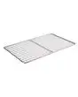 GRILLE EN ACIER INOX AISI 304 GASTRONORM 1/1 530x325 mm - Structure ø 7 mm - N. 13 fils ø 4 mm - N. 1 traverse ø 7 mm - Poids 1,15 Kg - Ne convient pas pour fours à double glissières