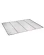 GRILLE LÉGÈRE EN ACIER AMAGNÉTIQUE GASTRONORM 600 x 400 mm - Structure ø 5 mm - N. 29 fils ø 2 mm - N. 2 traverses ø 5 mm - Poids 0,85 Kg - Convient pour fours à double glissières