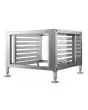 Support pour four - Capacité 7 bacs GN 1/1 - Dimensions L 75,1 x P 81,1 x H 58,1 cm - Poids 22,1 kg