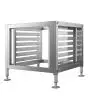Support pour four - Capacité 7 bacs GN 1/1 - Dimensions L 75,1 x P 81,1 x H 89,8 cm - Poids 35 kg