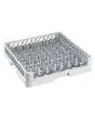 Base de panier de lave-vaisselle pour plateaux ouverte d'un côté - Couleur grise - Dimensions cm L 50 x P 50 x H 9