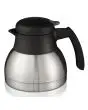 PICHET SOUS VIDE EN ACIER INOXYDABLE - CAPACITÉ de 0,9 litres - DOUBLE PAROI, COUVERCLE TOURNANT ET BOUTON DE DISTRIBUTION DE BOISSONS INCLUS - COULEUR NOIRE - DIM. cm L ø 15 x 12,5 + 2 h