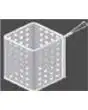 PASSOIRE À PÂTES 1/6 À DROITE - Dimensions cm L 14,3 x P 16,3 x H 21,5