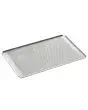Plaque en aluminium perforée téflonée pour pâtisserie GN 1/1 - Adaptée pour brioches, croissants et choux
