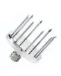 ENSEMBLE DE DOUILLES POUR LE GARNISSAGE DE PANETTONI E PANDORI ø 130 mm - 8 douilles ø 8 mm x 100 de longueur