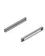 COUPLE DE GLISSIÈRES EN INOX