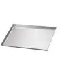 Plaque en aluminium téflonée 60x40x2h cm - Épaisseur 15/10 - Adaptée pour biscuits, focaccias et pains