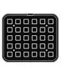 PLAQUE SQUARE POUR COOKMATIC - MOD. 10 - EN ALUMINIUM - REVÊTEMENT ANTI-ADHÉSIF - DIMENSIONS L 38 x P 33 cm - CONVIENT AUSSI POUR COOKMATIC SPECIAL - DIM. SUP. 3,3 x 3,3 cm - DIM. INF. 2,8 x 2,8 cm - H 1,7 cm - PROFIL LISSE - 30 EMPREINTES CARRÉES - ÉPAIS