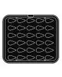 PLAQUE OVALE POUR COOKMATIC - MOD. 22 - EN ALUMINIUM - REVÊTEMENT ANTI-ADHÉSIF - DIMENSIONS L 38 x P 33 cm - CONVIENT AUSSI POUR COOKMATIC SPECIAL - DIM. SUP. 5,4 x 3 cm - DIM. INF. 5,1 x 2,8 cm - H 1,5 cm - PROFIL LISSE - 30 EMPREINTES GOUTTE - ÉPAISSEUR