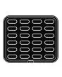 PLAQUE ECLAIR POUR COOKMATIC - MOD. 39 - EN ALUMINIUM - REVÊTEMENT ANTI-ADHÉSIF - DIMENSIONS L 38 x P 33 cm - CONVIENT AUSSI POUR COOKMATIC SPECIAL - DIM. SUP. 6,6 x 2,7 cm - DIM. INF. 6,4 x 2,5 cm - H 1,5 cm - 24 EMPREINTES MIGNARDISES - ÉPAISSEUR PAROIS