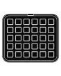 PLAQUE SQUARE POUR COOKMATIC - MOD. 3 - EN ALUMINIUM - REVÊTEMENT ANTI-ADHÉSIF - DIMENSIONS L 38 x P 33 cm - CONVIENT AUSSI POUR COOKMATIC SPECIAL - DIM. SUP. 4 x 4 cm - DIM. INF. 3,5 x 3,5 cm - H 1,9 cm - PROFIL LISSE - 30 EMPREINTES CARRÉES - ÉPAISSEUR 