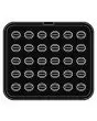PLAQUE SPÉCIALE COOKMATIC - MOD. 5 - EN ALUMINIUM - REVÊTEMENT ANTI-ADHÉSIF - DIMENSIONS L 38 x P 33 cm - CONVIENT AUSSI POUR COOKMATIC SPECIAL - DIM. cm 3,9 x 3,3 cm - H 1,7 cm - PROFIL LISSE - 30 EMPREINTES NOIX - ÉPAISSEUR PAROIS 3 mm - ÉPAISSEUR FOND 