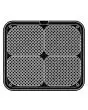 PLAQUE SQUARE POUR COOKMATIC - MOD. L - EN ALUMINIUM - REVÊTEMENT ANTI-ADHÉSIF - DIMENSIONS L 38 x P 33 cm - CONVIENT AUSSI POUR COOKMATIC SPECIAL - DIM. 17 x 14 cm - CORNETS CROISÉS - 4 EMPREINTES GAUFRETTES