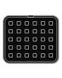 PLAQUE POUR COOKMATIC SPECIAL - MOD. S05 - EN ALUMINIUM - REVÊTEMENT ANTI-ADHÉSIF - DIMENSIONS PLAQUE L 38 x P 35cm - DIM. SUP. 2,6 x 2,6 cm - DIM INF. 2,2 x 2,2 cm - H 3,5 cm - PROFIL LISSE - 30 EMPREINTES CARRÉES - ÉPAISSEUR PAROIS 3,5 mm - ÉPAISSEUR FO