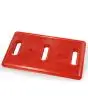 PLAQUE EUTECTIQUE CHAUDE  GN 1/1 POUR MOD. AF7, AF8, AF12, AL200, AL300, GN1/1 et GN18/18 - Dim. cm. L 53 x P 32,5 x 3 H - COULEUR  ROUGE