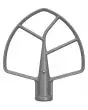 SPATULE À FOUET PLAT REVÊTUE D'ARGENT