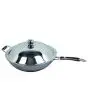 POÊLE À WOK EN ACIER INOXYDABLE AISI 304 - Dimensions mm Ø 360