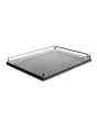 ÉTAGÈRE DE RANGEMENT EN ACIER INOXYDABLE À POSITIONNER AU-DESSUS DU FOUR - DIMENSIONS CM L 55 x P 42,2 x H 6,7