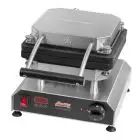 MACHINE POUR WAFFEL , GAUFFRES - Mod 51912EU - BASE INDIVIDUEL POUR PLAQUES INTERCHANGÉABLES - Alimentation V 230/50-60Hz monophasé - PUISSANCE  W 2800 - DIM. Cm L 32 x P 34 x h 27,5