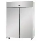 ARMOIRE RÉFRIGÉRÉE EN ACIER INOX AISI 304 - VENTILÉE  - Mod. BG14EBT - GASTRONORM 2/1 - CAPACITÉ 1400 Lt - N. 2 PORTES - TEMPÉRATURE -18°/-22°C -Dim. cm 142x80xh203/210 - Norme CE