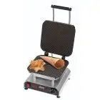 PLAQUE INDIVIDUEL  - MOD. 2351821EU - EN FONTE - FORME : N. 1 WAFFEL RECTANGULAIRE cm 26x26 - Alimentation V 230/50hz monophasé - PUISSANCE  W 2800 - DIM. Cm L 32 x P 34 x h 27,5 - NORME CE