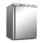 ARMOIRE RÉFRIGÉRÉE EN ACIER INOX AISI 430 ET ABS - STATIQUE - ECO - Mod. G-ER200SS - N. 1 PORTE - CAPACITÉ BRUTE 130 LT - Température +2º/+8ºC - Dim. 60x58,5x85,5 cm - Norme CE