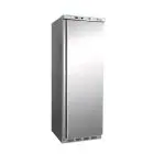 ARMOIRE RÉFRIGÉRÉE EN ACIER INOX AISI 430 ET ABS - STATIQUE - ECO - Mod. G-ER400SS - N. 1 PORTE - CAPACITÉ BRUTE 340 LT - Température +2º/+8ºC - Dim. 60x58,5x185,5 cm - Norme CE