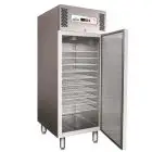 ARMOIRE RÉFRIGÉRÉE EN ACIER INOX AISI 304 - GLACIERS - VENTILÉ - Mod. G-GE800BT - CAPACITÉ BRUTE 737 Lt - N. 1 PORTE - Température -10º/-22ºC - Dim. 74x99x201 cm - CAPACITÉ BRUTE À CONTENIR 54 BACS À GLACE DE 5 Lt - Norme CE