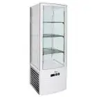VITRINE RÉFRIGÉRÉE VERTICALE VITRE SUR 4 LATS - Mod. G-LSC235 - VENTILÉ - CAPACITÉ' Lt 235 - Température +2°/+8°C - Dim. 51,5 x48,5 x169,5 H cm - Norme CE
