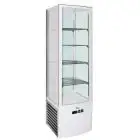 VITRINE RÉFRIGÉRÉE VERTICALE - VITRE SUR 4 LATS - Mod. G-LSC280 - VENTILÉ - CAPACITÉ' Lt 280 - Température +2°/+8°C - Dim. 51,5 x48,5 x203,5 cm - Norme CE